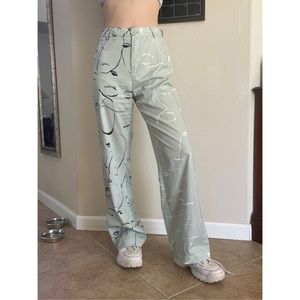 Princess Polly Face It Pants Green